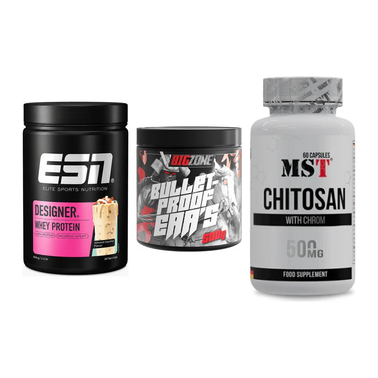 Definitionsphase-Set: ESN Designer + Big Zone + MST Chitosan – alle enthaltenen Artikel