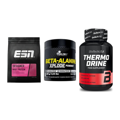 Definitionsphase-Set: ESN Designer + Olimp Beta-Ala + BioTech Thermo – alle enthaltenen Artikel
