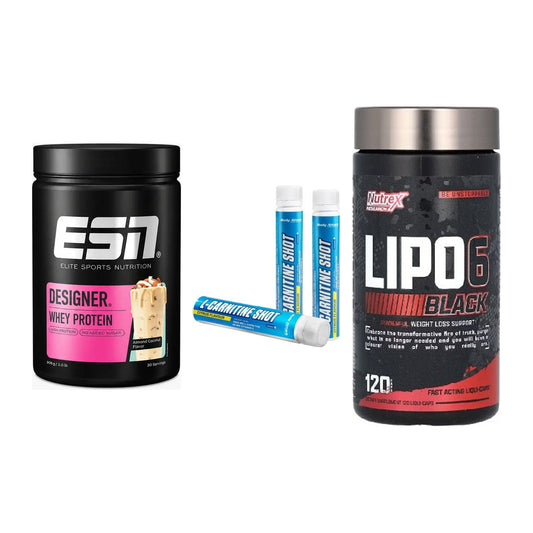 Definitionsphase-Set: ESN Designer + Body Attack + Nutrex Lipo 6 – alle enthaltenen Artikel