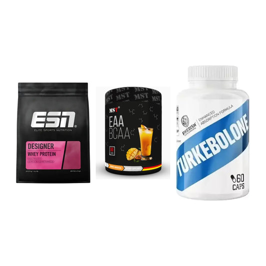 Definitionsphase-Set: ESN Designer + MST EAA & BCAA + Swedish Supple – alle enthaltenen Artikel