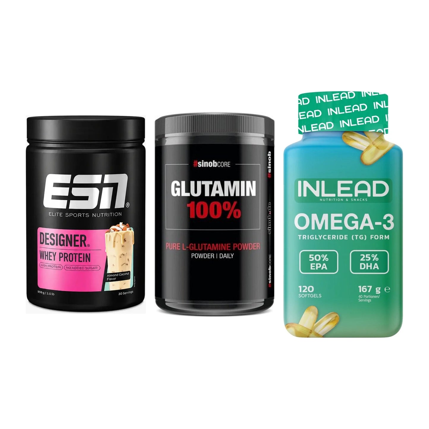 Definitionsphase-Set: ESN Designer + Sinob Core + INLEAD Omega-3 – alle enthaltenen Artikel