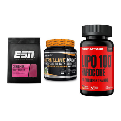 Definitionsphase-Set: ESN Designer + BioTech Citrul + Body Attack – alle enthaltenen Artikel