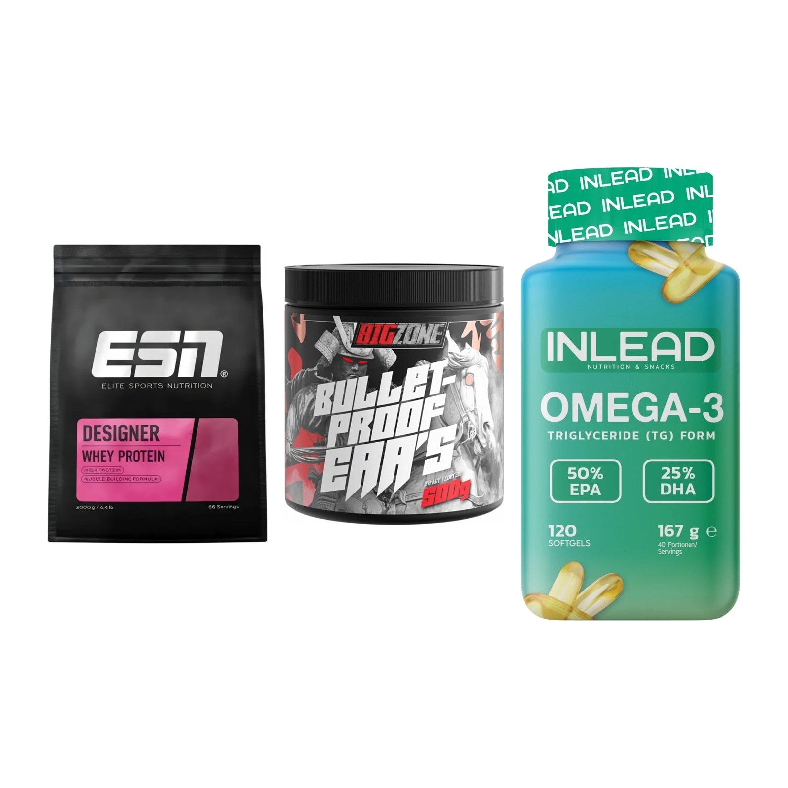 Definitionsphase-Set: ESN Designer + Big Zone + INLEAD Omega-3 – alle enthaltenen Artikel