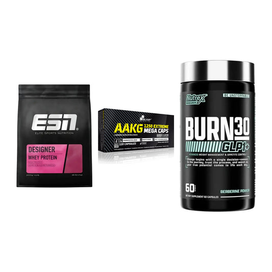 Definitionsphase-Set: ESN Designer + Olimp AAKG + Nutrex Burn 30 – alle enthaltenen Artikel