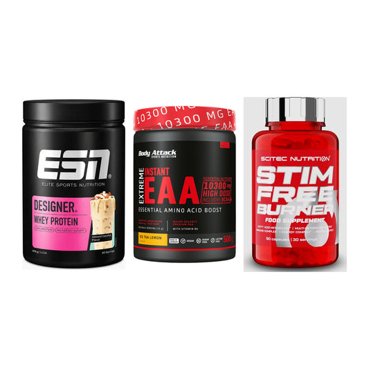 Definitionsphase-Set: ESN Designer + Body Attack + Scitec Stim – alle enthaltenen Artikel