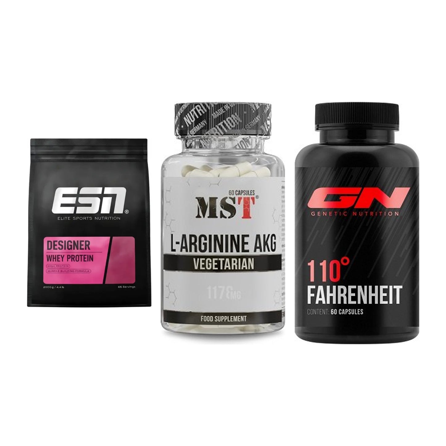 Definitionsphase-Set: ESN Designer + MST Arginin + GN 110 Fahrenh – alle enthaltenen Artikel
