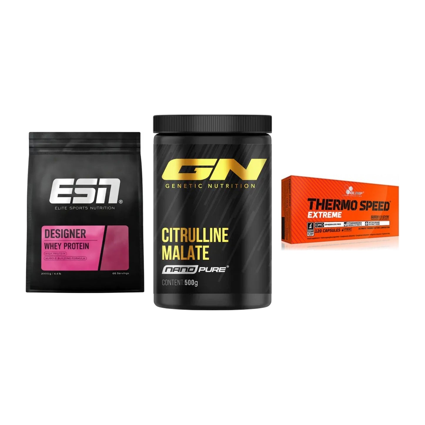 Definitionsphase-Set: ESN Designer + GN Citrulline + Olimp Thermo – alle enthaltenen Artikel