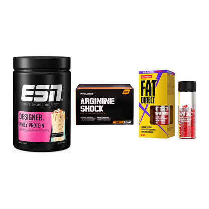 Definitionsphase-Set: ESN Designer + Body Attack + Nutrend Fat – alle enthaltenen Artikel