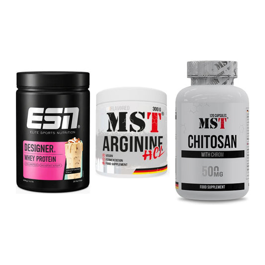 Definitionsphase-Set: ESN Designer + MST Arginine + MST Chitosan – alle enthaltenen Artikel