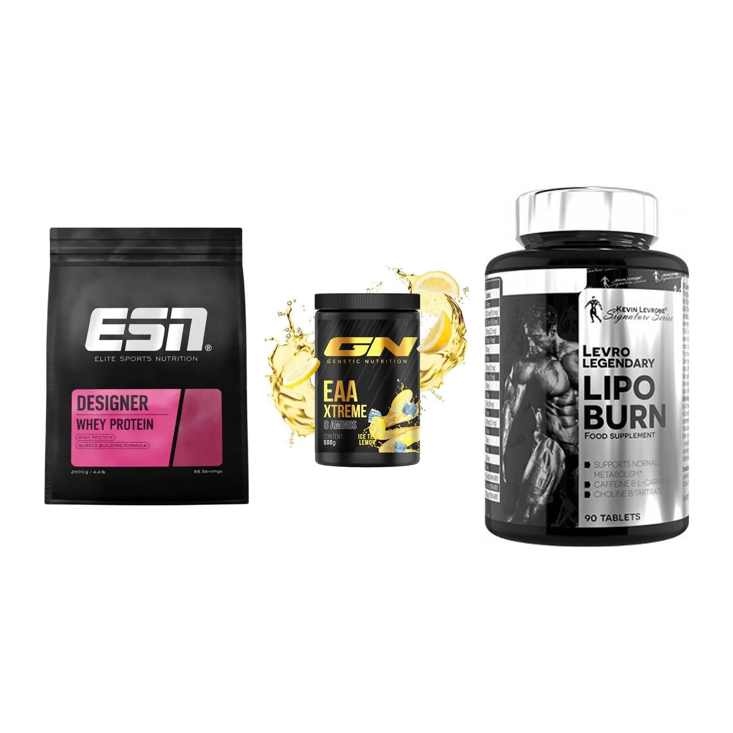 Definitionsphase-Set: ESN Designer + GN EAA Xtreme + Kevin Levrone – alle enthaltenen Artikel