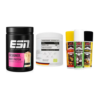 Definitionsphase-Set: ESN Designer + MST Arginine + XXL Nutrition – alle enthaltenen Artikel