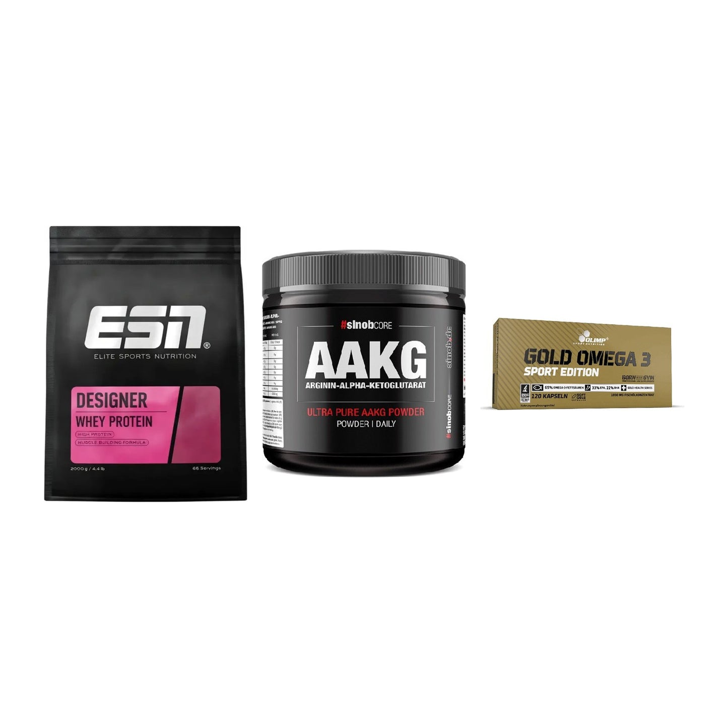 Definitionsphase-Set: ESN Designer + Sinob Core + Olimp Omega 3 – alle enthaltenen Artikel