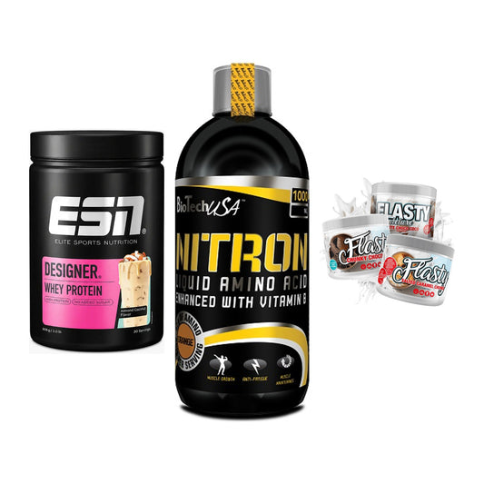 Definitionsphase-Set: ESN Designer + BioTech Liquid + Sinob Flasty – alle enthaltenen Artikel