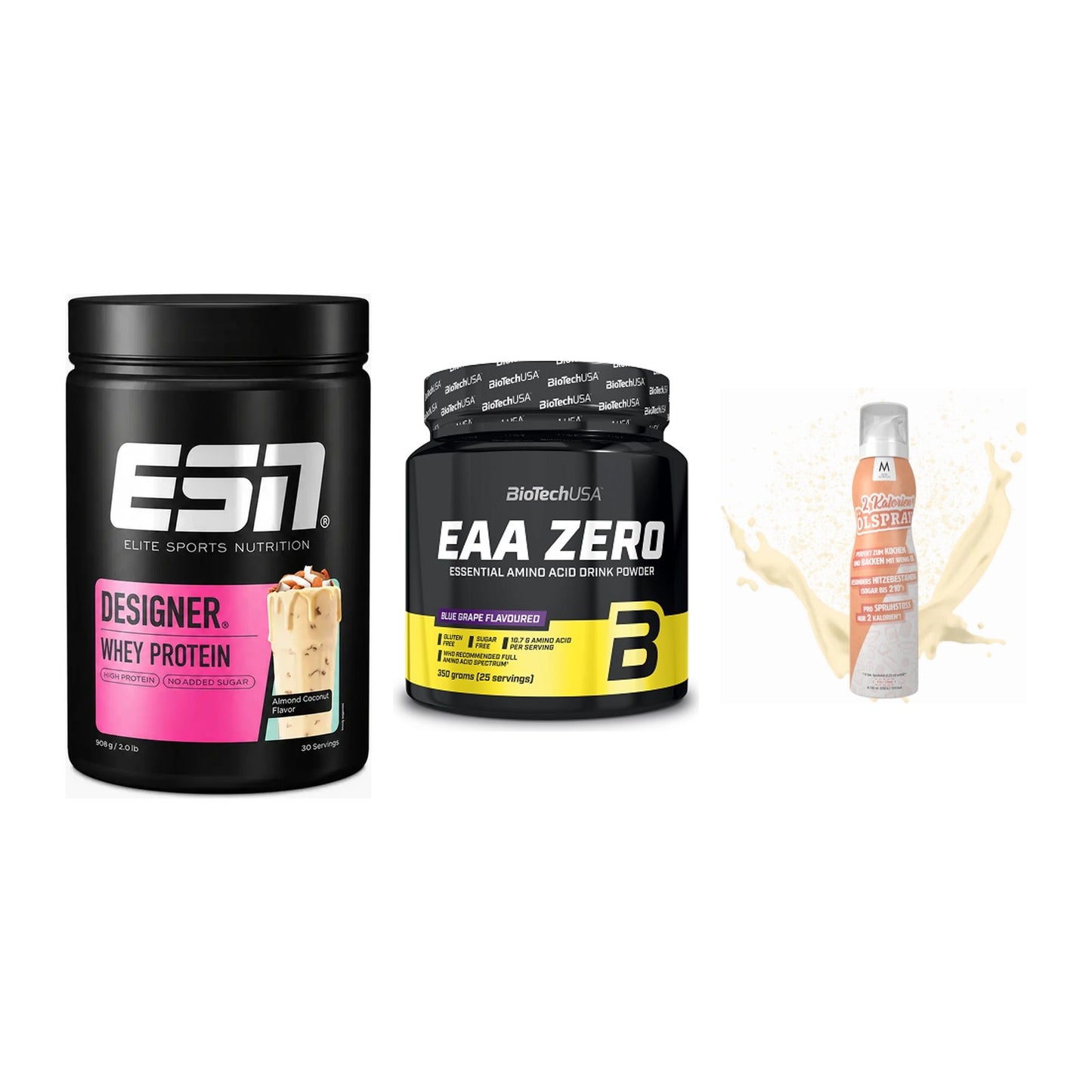 Definitionsphase-Set: ESN Designer + BioTech EAA + More Nutrition – alle enthaltenen Artikel