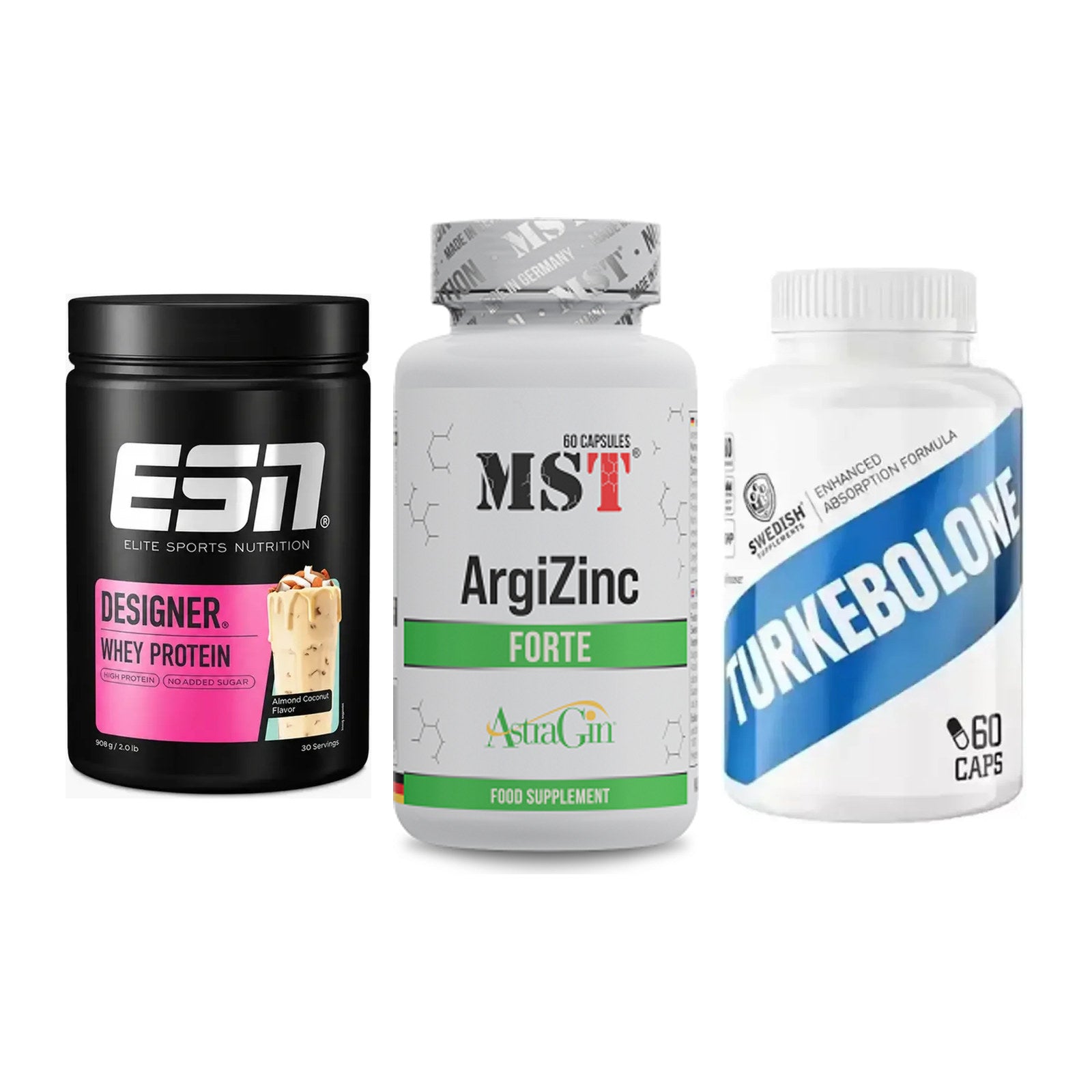 Definitionsphase-Set: ESN Designer + MST ArgiZinc + Swedish Supple – alle enthaltenen Artikel