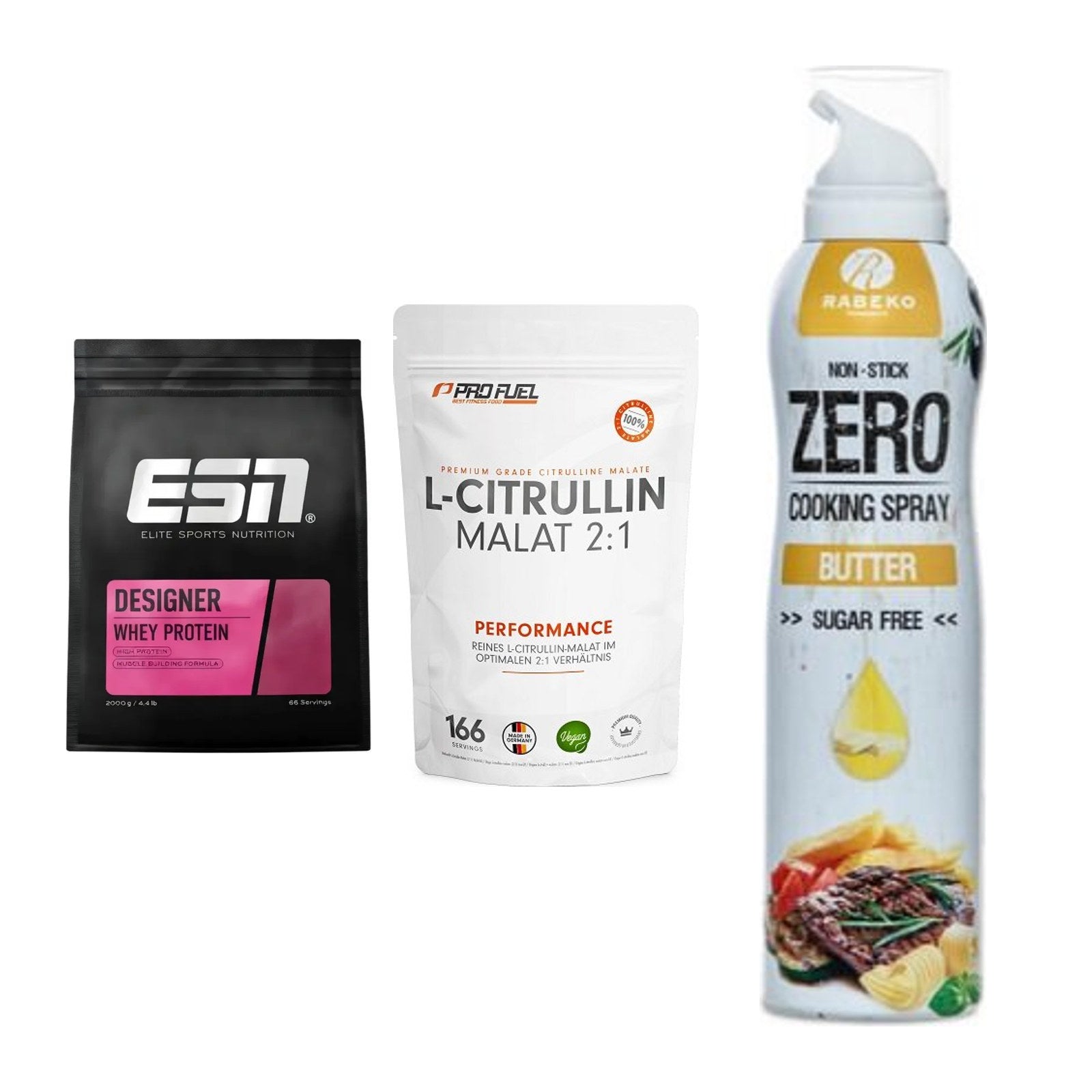 Definitionsphase-Set: ESN Designer + ProFuel L-Citr + Rabeko Zero – alle enthaltenen Artikel