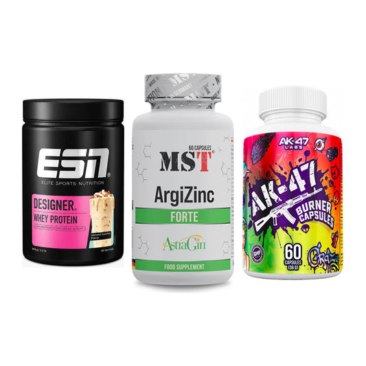 Definitionsphase-Set: ESN Designer + MST ArgiZinc + AK47 Labs – alle enthaltenen Artikel