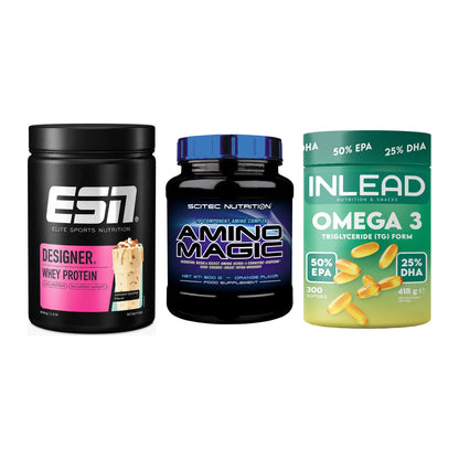 Definitionsphase-Set: ESN Designer + Scitec Amino + INLEAD Omega-3 – alle enthaltenen Artikel