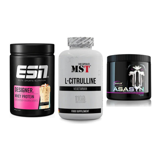 Definitionsphase-Set: ESN Designer + MST Citrulline + Genius Nutriti – alle enthaltenen Artikel
