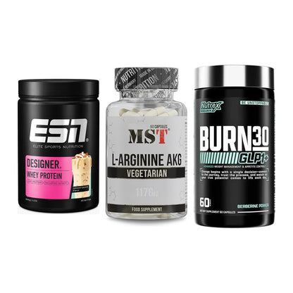 Definitionsphase-Set: ESN Designer + MST Arginin + Nutrex Burn 30 – alle enthaltenen Artikel