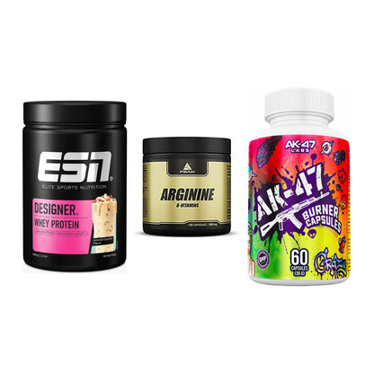 Definitionsphase-Set: ESN Designer + Peak Arginin + AK47 Labs – alle enthaltenen Artikel