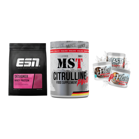 Definitionsphase-Set: ESN Designer + MST Citrulline + Sinob Flasty – alle enthaltenen Artikel