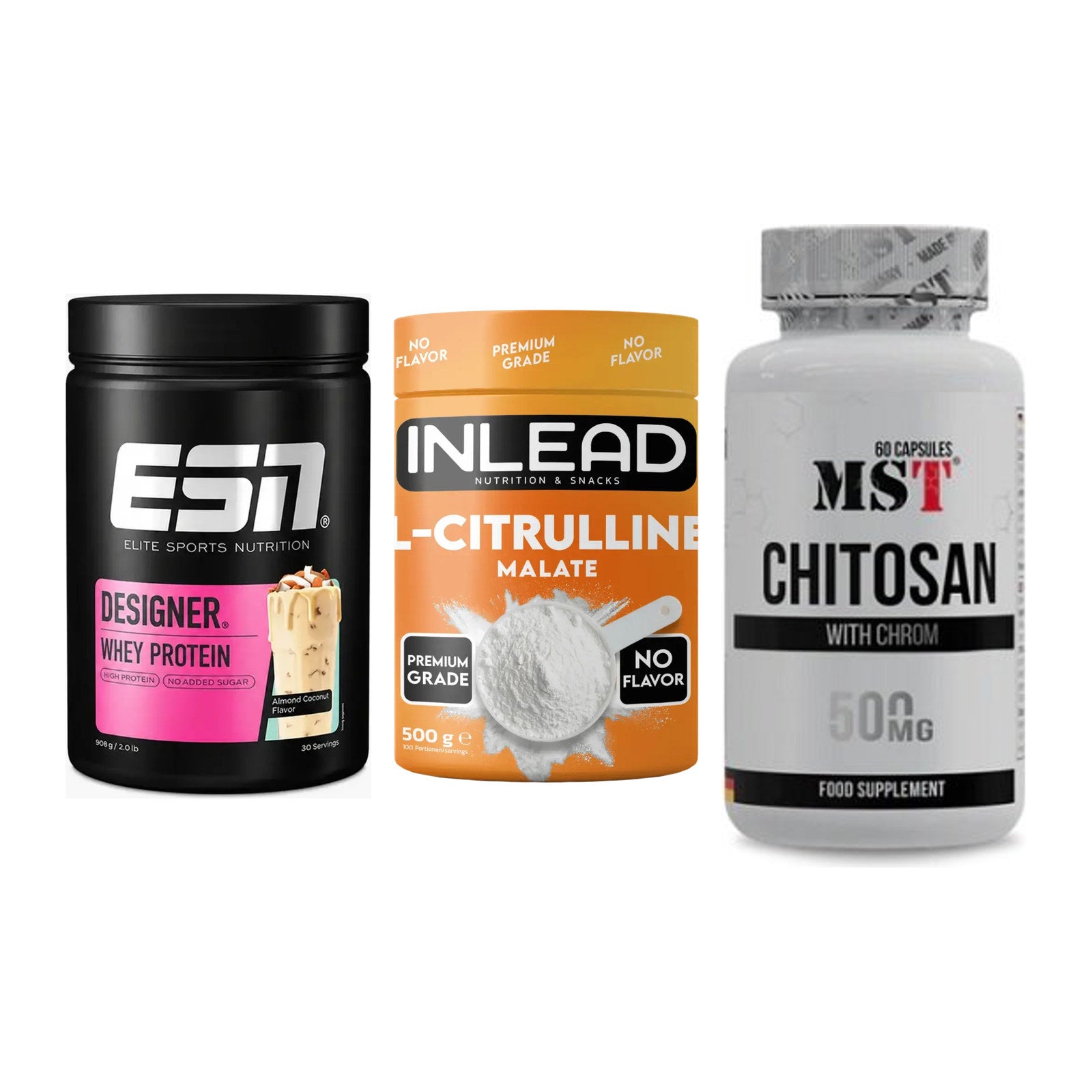 Definitionsphase-Set: ESN Designer + INLEAD L-Citru + MST Chitosan – alle enthaltenen Artikel