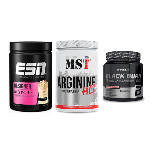 Definitionsphase-Set: ESN Designer + MST Arginine + BioTech Black – alle enthaltenen Artikel