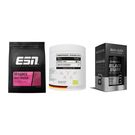 Definitionsphase-Set: ESN Designer + MST Arginine + BioTech Black – alle enthaltenen Artikel