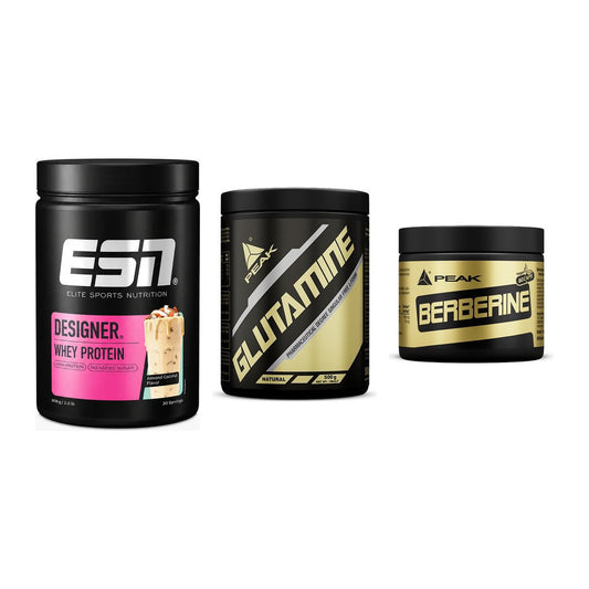 Definitionsphase-Set: ESN Designer + Peak Glutamin + Peak Berberine – alle enthaltenen Artikel