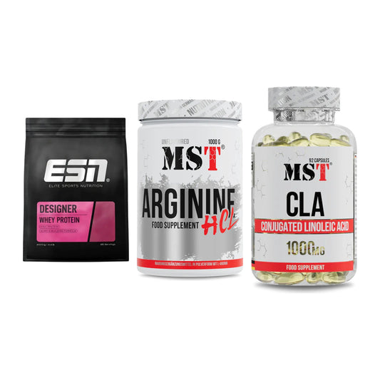 Definitionsphase-Set: ESN Designer + MST Arginine + MST CLA 1000mg – alle enthaltenen Artikel