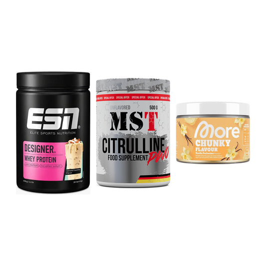 Definitionsphase-Set: ESN Designer + MST Citrulline + More Nutrition – alle enthaltenen Artikel