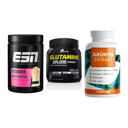 Definitionsphase-Set: ESN Designer + Olimp L-Glutam + ProFuel Grünte – alle enthaltenen Artikel