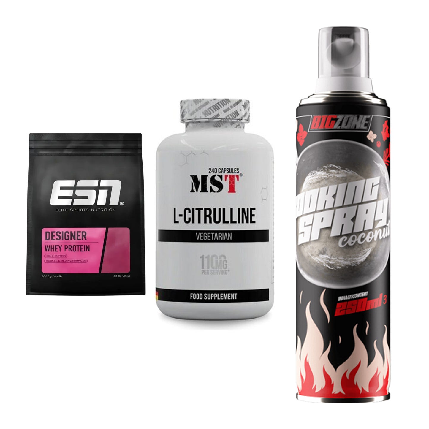 Definitionsphase-Set: ESN Designer + MST Citrulline + Big Zone – alle enthaltenen Artikel
