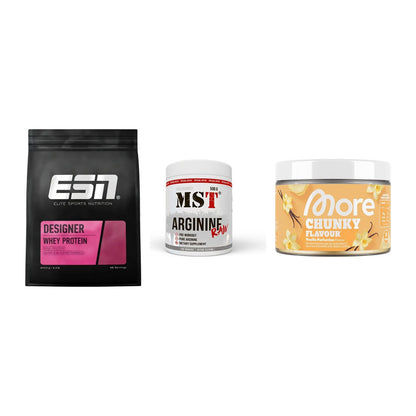 Definitionsphase-Set: ESN Designer + MST Arginine + More Nutrition – alle enthaltenen Artikel
