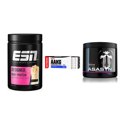 Definitionsphase-Set: ESN Designer + Nutrend AAKG + Genius Nutriti – alle enthaltenen Artikel