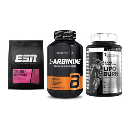 Definitionsphase-Set: ESN Designer + BioTech L-Argi + Kevin Levrone – alle enthaltenen Artikel