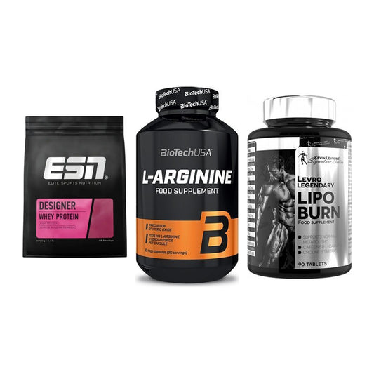 Definitionsphase-Set: ESN Designer + BioTech L-Argi + Kevin Levrone – alle enthaltenen Artikel