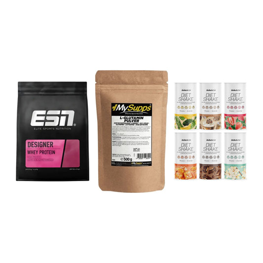 Definitionsphase-Set: ESN Designer + MySupps Glutam + BioTech Diet – alle enthaltenen Artikel