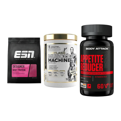 Definitionsphase-Set: ESN Designer + Kevin Levrone + Body Attack – alle enthaltenen Artikel