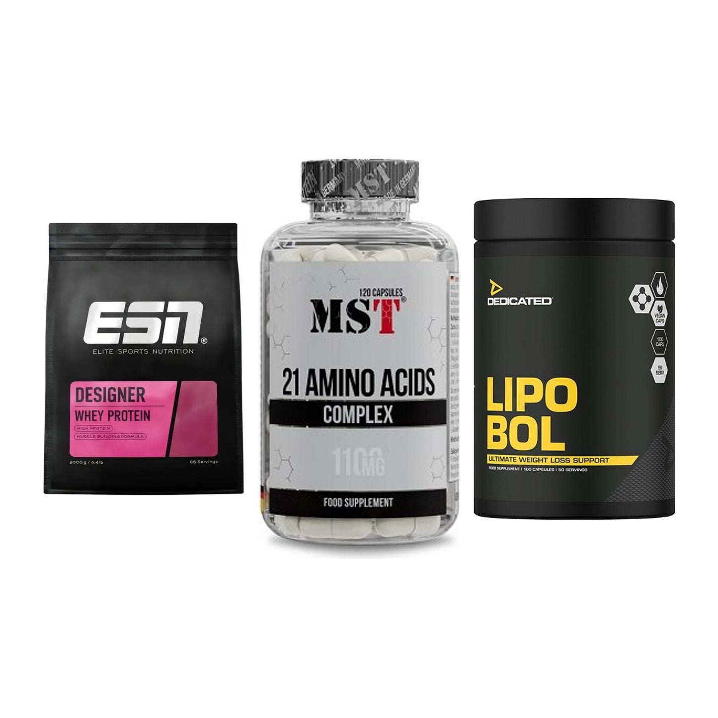 Definitionsphase-Set: ESN Designer + MST 21 Amino + Dedicated – alle enthaltenen Artikel