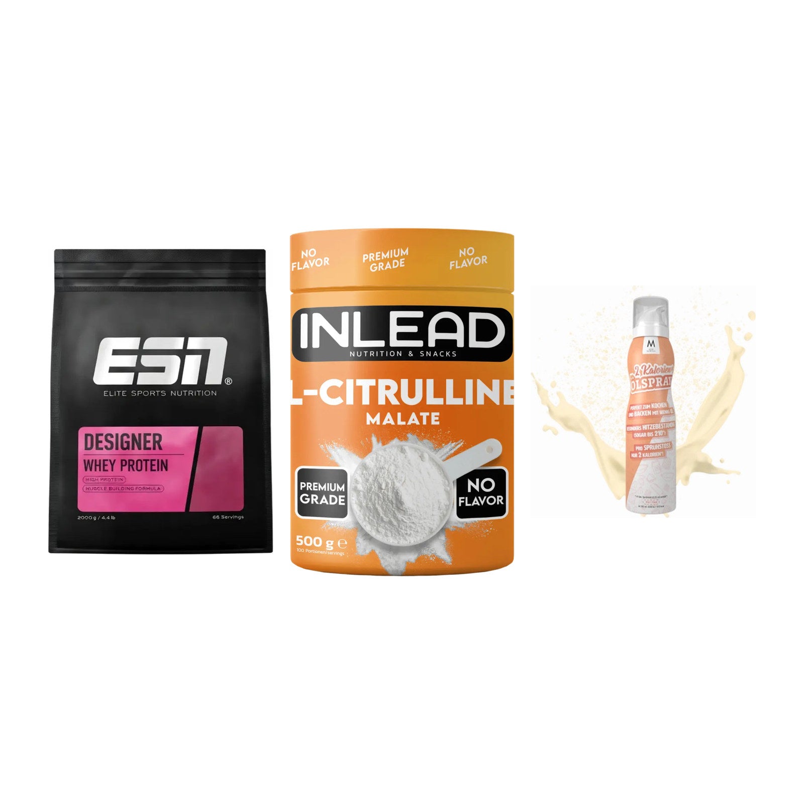 Definitionsphase-Set: ESN Designer + INLEAD L-Citru + More Nutrition – alle enthaltenen Artikel