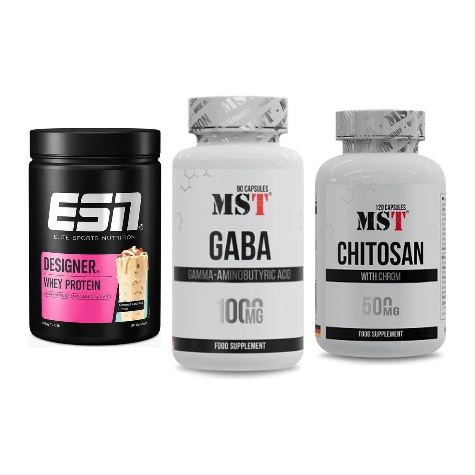Definitionsphase-Set: ESN Designer + MST GABA + MST Chitosan – alle enthaltenen Artikel