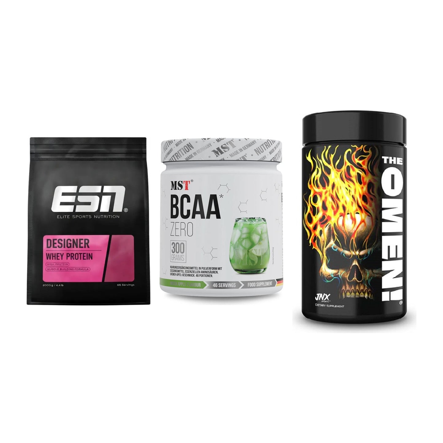 Definitionsphase-Set: ESN Designer + MST BCAA Zero + JNX Sports – alle enthaltenen Artikel