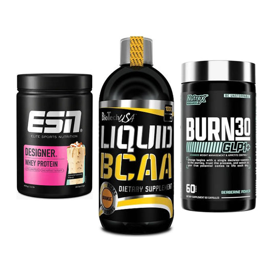 Definitionsphase-Set: ESN Designer + BioTech Liquid + Nutrex Burn 30 – alle enthaltenen Artikel