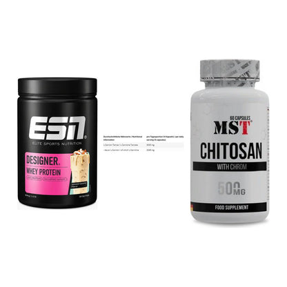 Definitionsphase-Set: ESN Designer + INLEAD L-Carni + MST Chitosan – alle enthaltenen Artikel