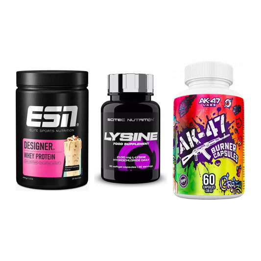 Definitionsphase-Set: ESN Designer + Scitec Lysine + AK47 Labs – alle enthaltenen Artikel