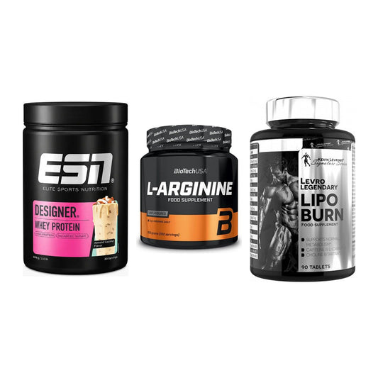Definitionsphase-Set: ESN Designer + BioTech L-Argi + Kevin Levrone – alle enthaltenen Artikel