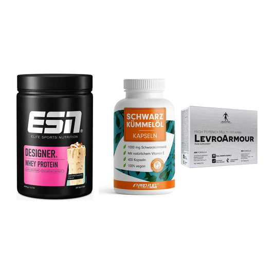 Definitionsphase-Set: ESN Designer + ProFuel Schwar + Kevin Levrone – alle enthaltenen Artikel