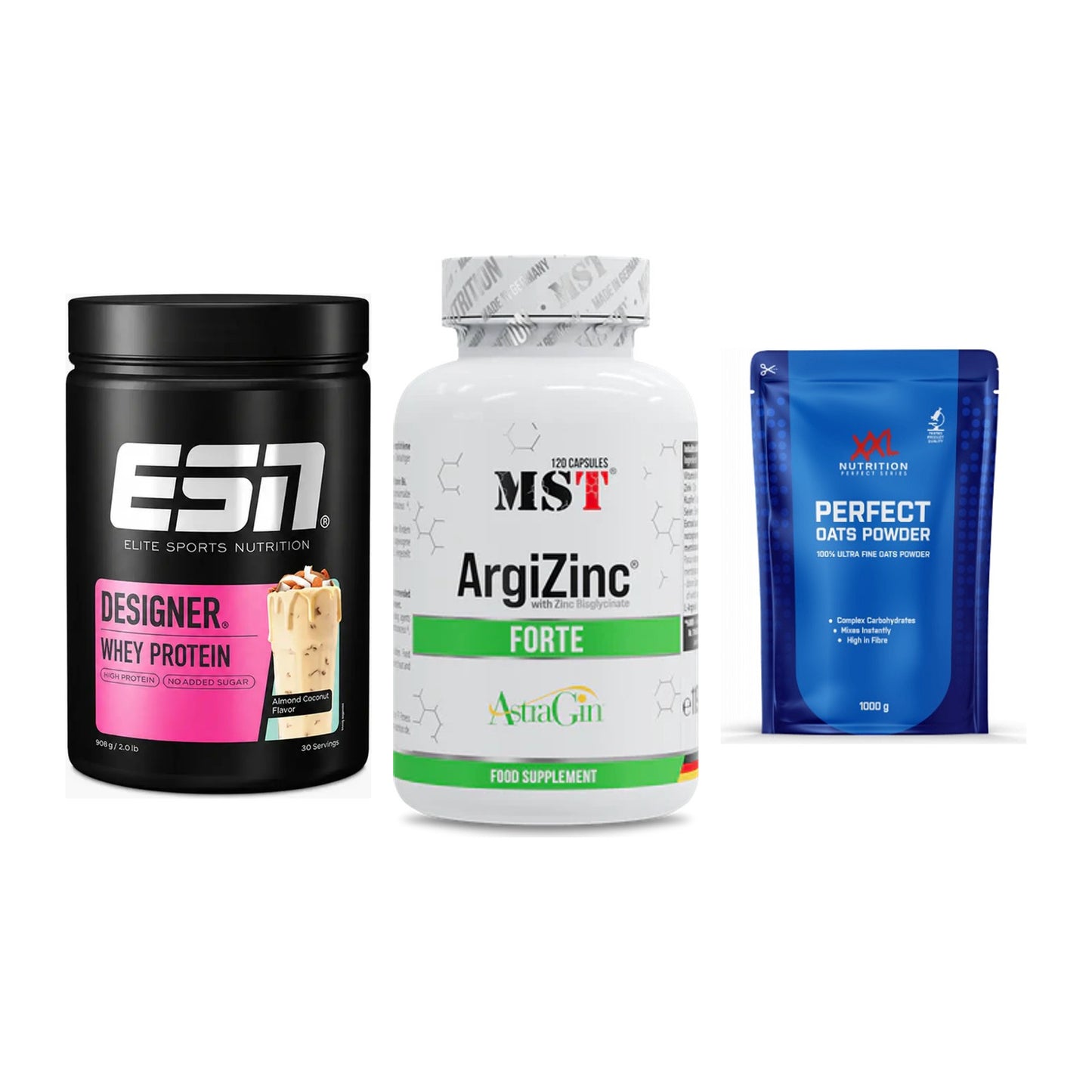 Definitionsphase-Set: ESN Designer + MST ArgiZinc + XXL Nutrition – alle enthaltenen Artikel